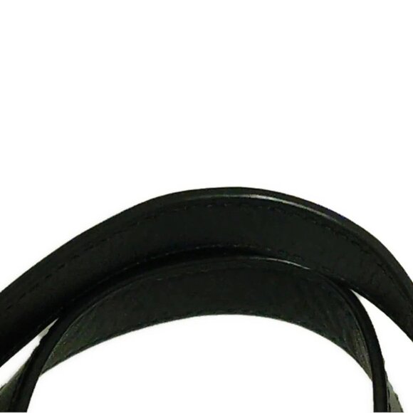 Auth FURLA - Dark Navy White Black Nylon Leather Shoulder Bag - Picture 4 of 9